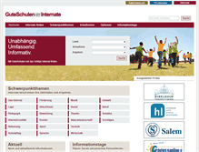 Tablet Screenshot of internate.guteschulen.net